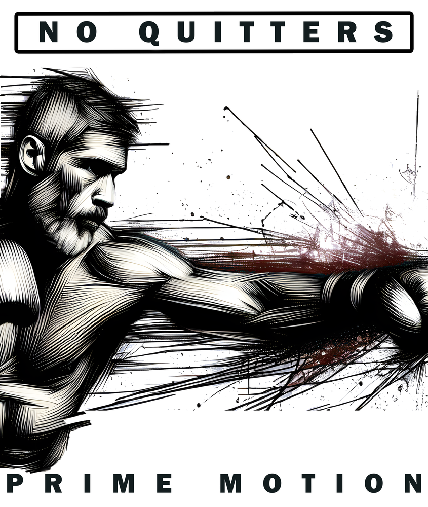 Boxing - Old Guard Power Shot || Standard Cut | Badge Print