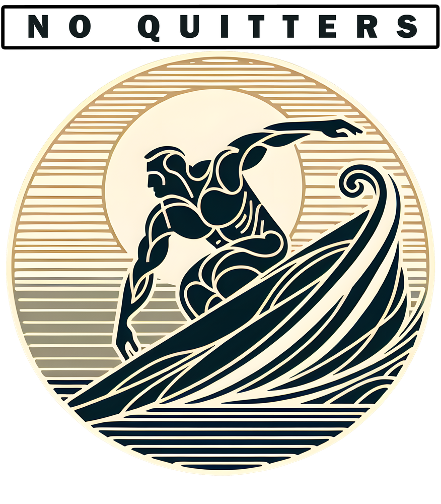 Surfing - Old Salt Charge || Standard Cut | Badge Print