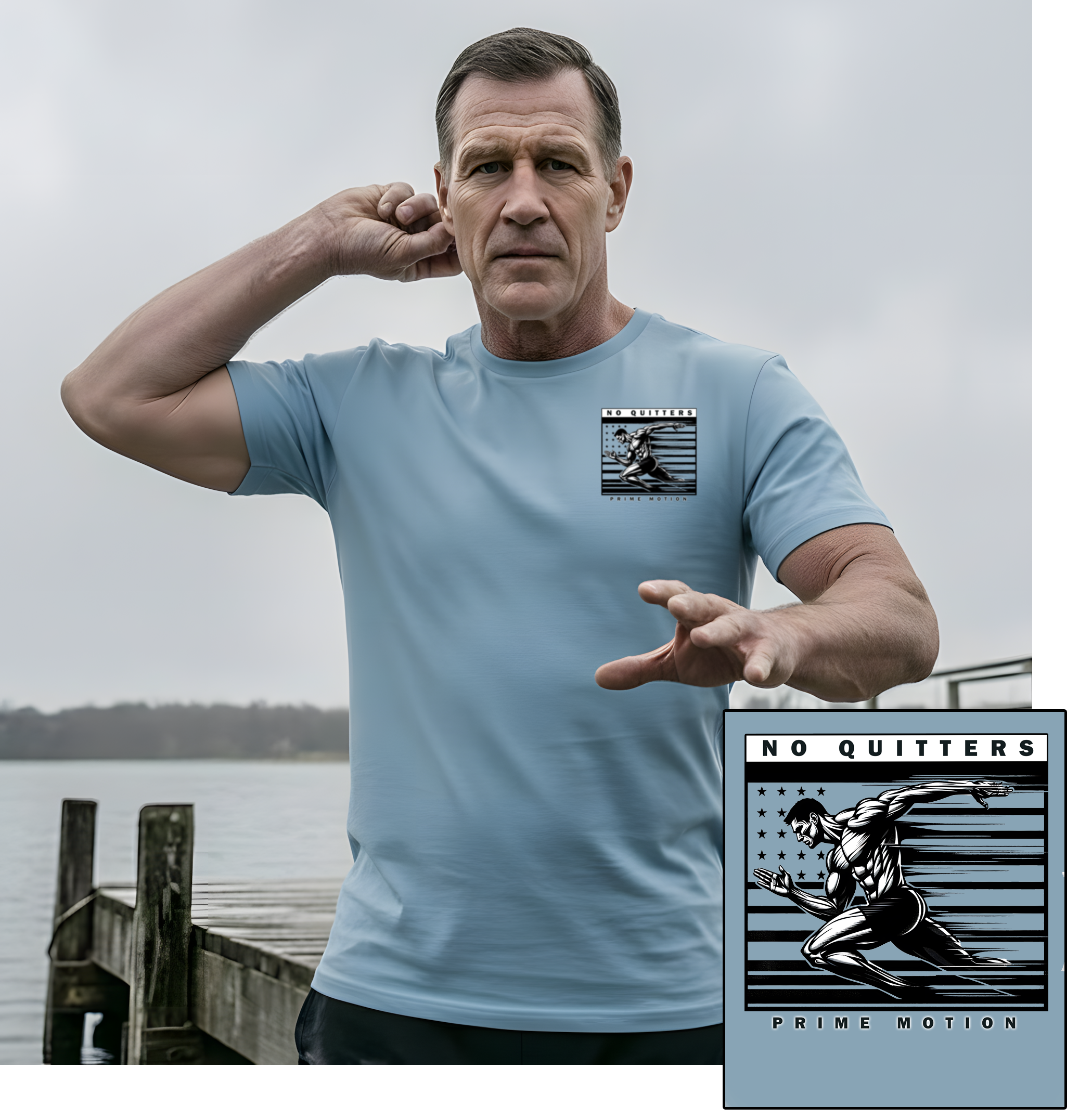 Sprinting - Relentless Stride || Standard Cut | Badge Print