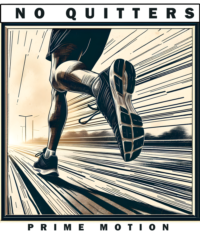 Running - Roadwork Relentless || Standard Cut | Badge Print