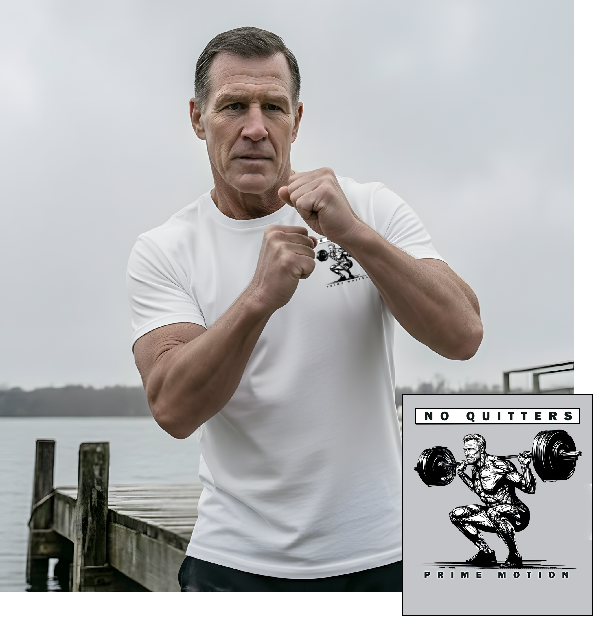 Weightlifting - Iron Grind || Standard Cut | Badge Print