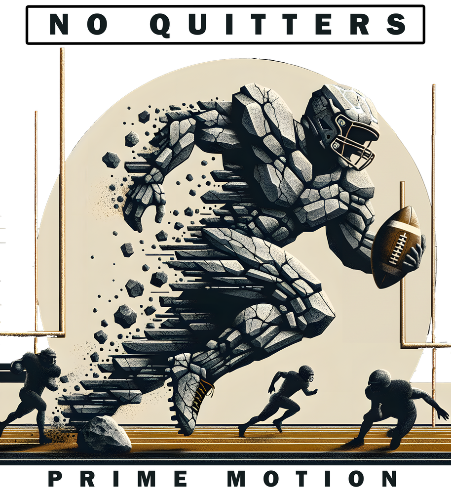 Football - Stone Runner || Standard Cut | Badge Print