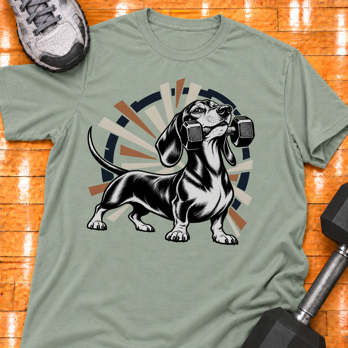 Dachshund dumbbell - Sage - HMTC approved v02 template mockup v05