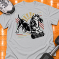 Dachshund nubby foam roller - Sport Grey - HMTC approved v02 template mockup v05