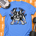 French Bulldog dumbbell - Carolina Blue - HMTC approved v02 template mockup v05