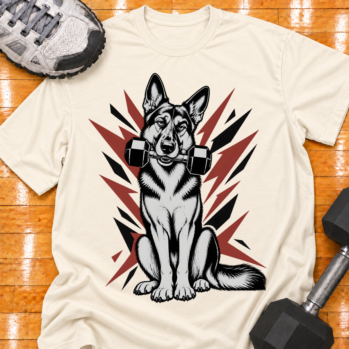 German Shepherd dumbbell - Natural - HMTC approved v02 template mockup v05