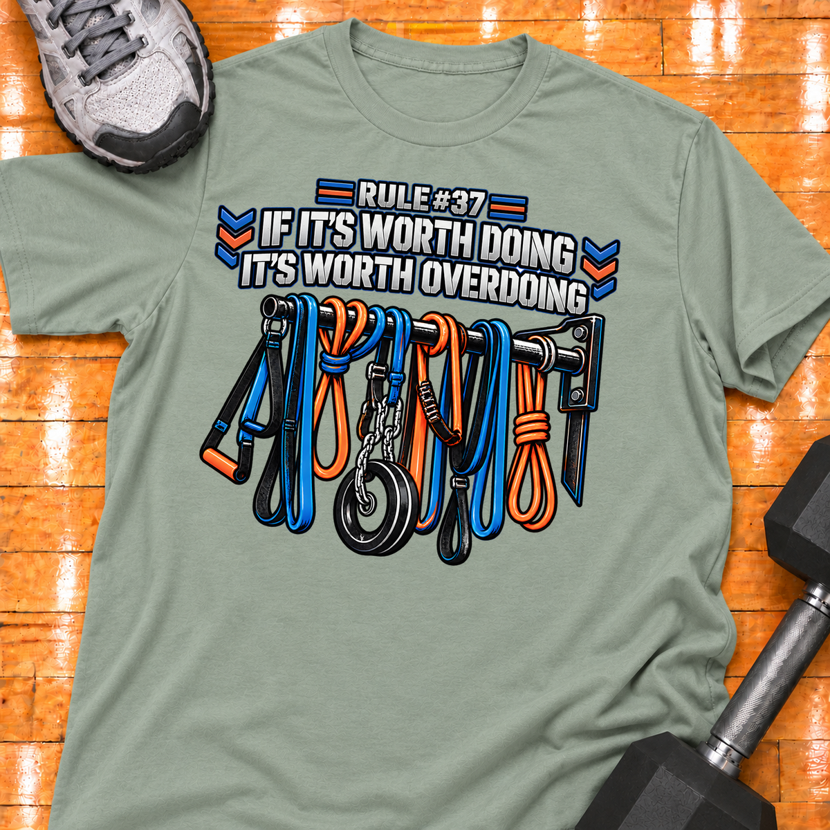 HIGH MILEAGE TRAINING CLUB RULE #42 IF IT'S WORTH DOING IT'S WORTH OVERDOING - Sage - HMTC approved v02 template mockup v05