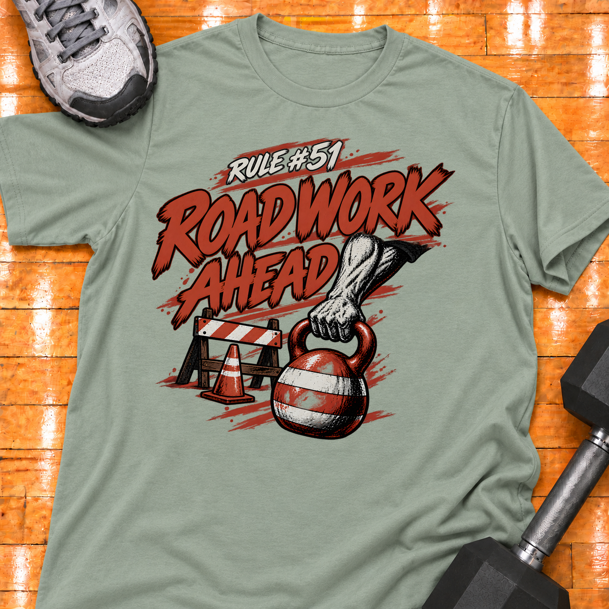 HIGH MILEAGE TRAINING CLUB RULE #51 ROAD WORK AHEAD - Sage - HMTC approved v02 template mockup v05