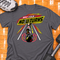 HIGH MILEAGE TRAINING CLUB RULE #53 NO U-TURNS - Charcoal - HMTC approved v02 template mockup v05