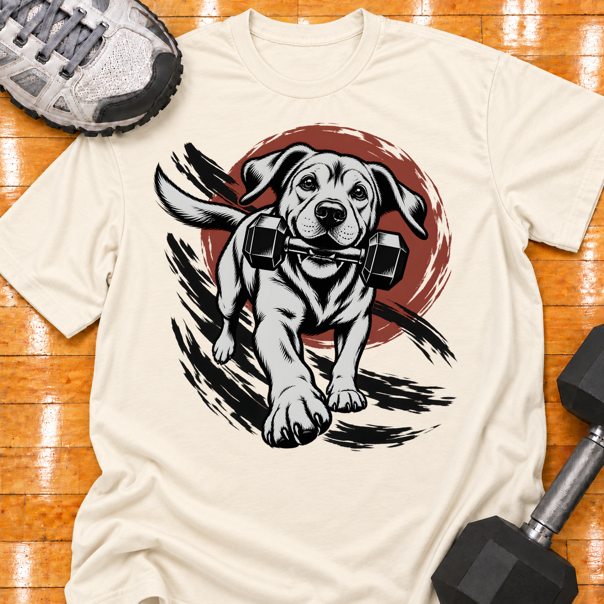 Labrador Retriever dumbbell - Natural - HMTC approved v02 template mockup v05