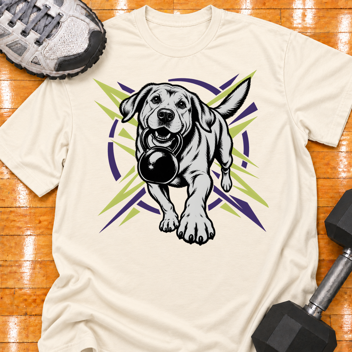 Labrador Retriever kettlebell - Natural - HMTC approved v02 template mockup v05