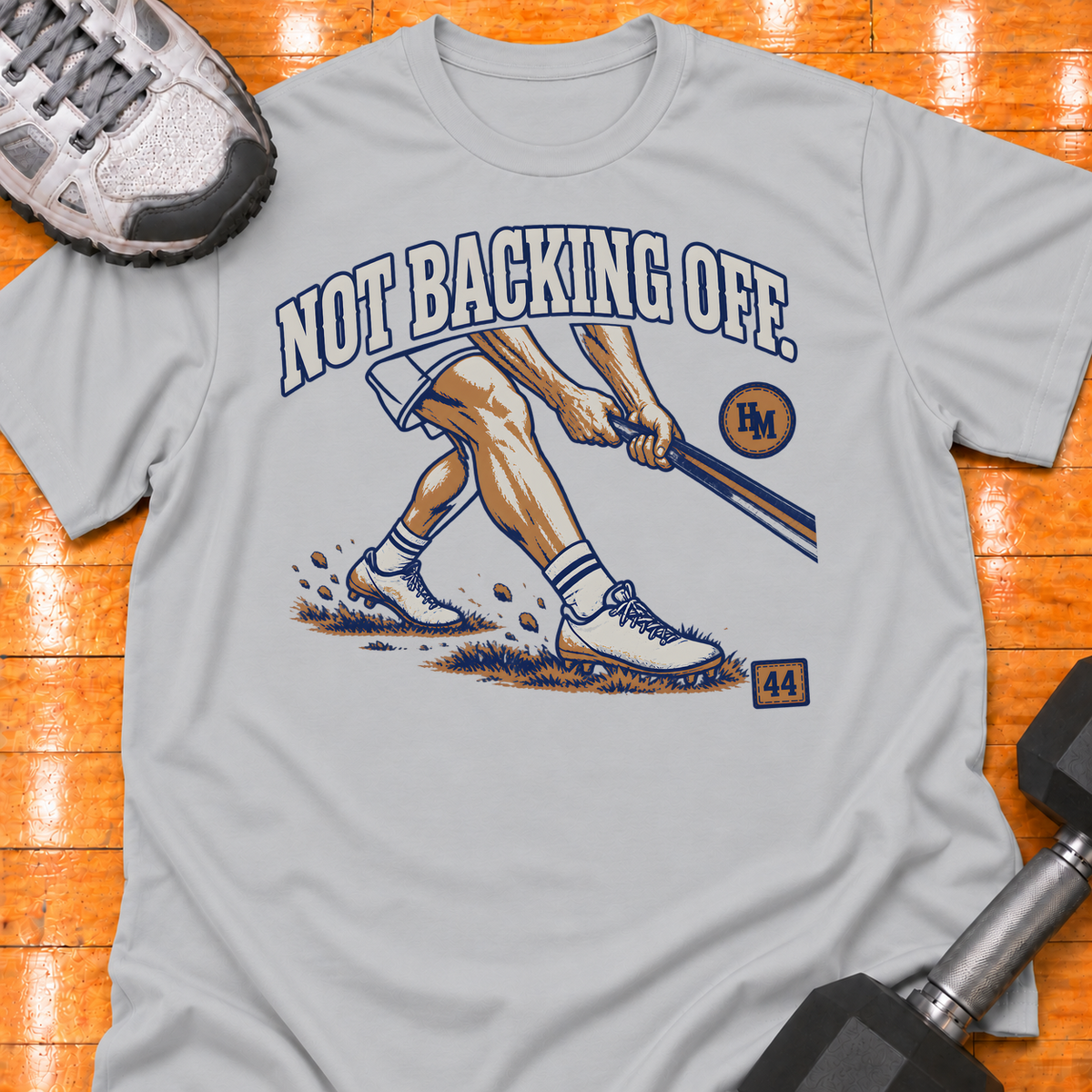 NOT BACKING OFF - Sport Grey - HMTC approved v02 template mockup v05