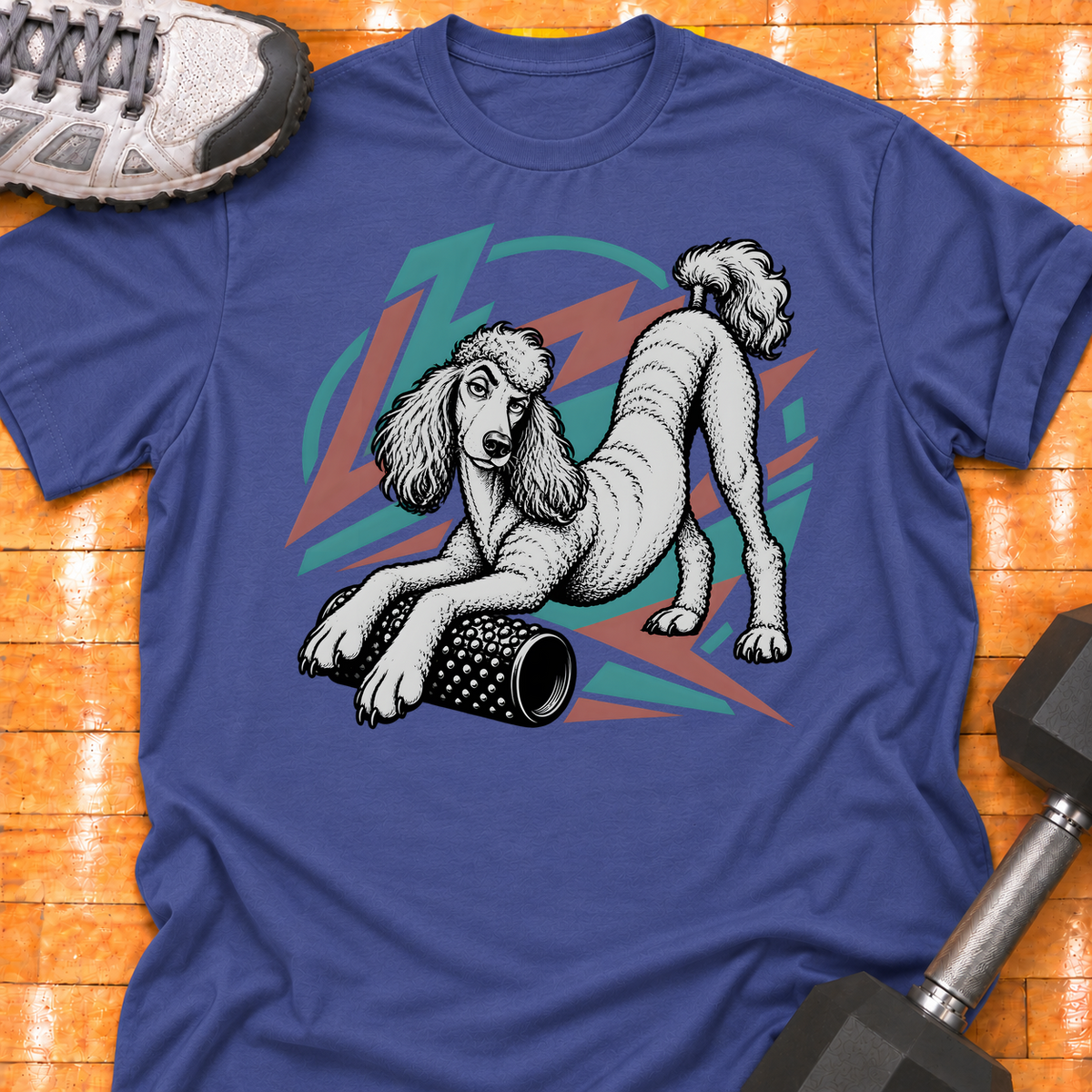 Poodle nubby foam roller - Metro Blue - HMTC approved v02 template mockup v05