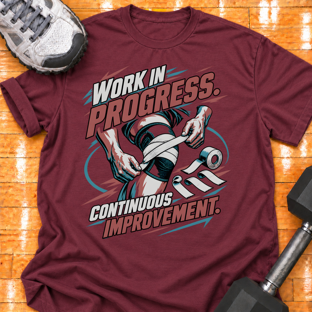WORK IN PROGRESS. CONTINUOUS IMPROVEMENT - Maroon - HMTC approved v02 template mockup v05