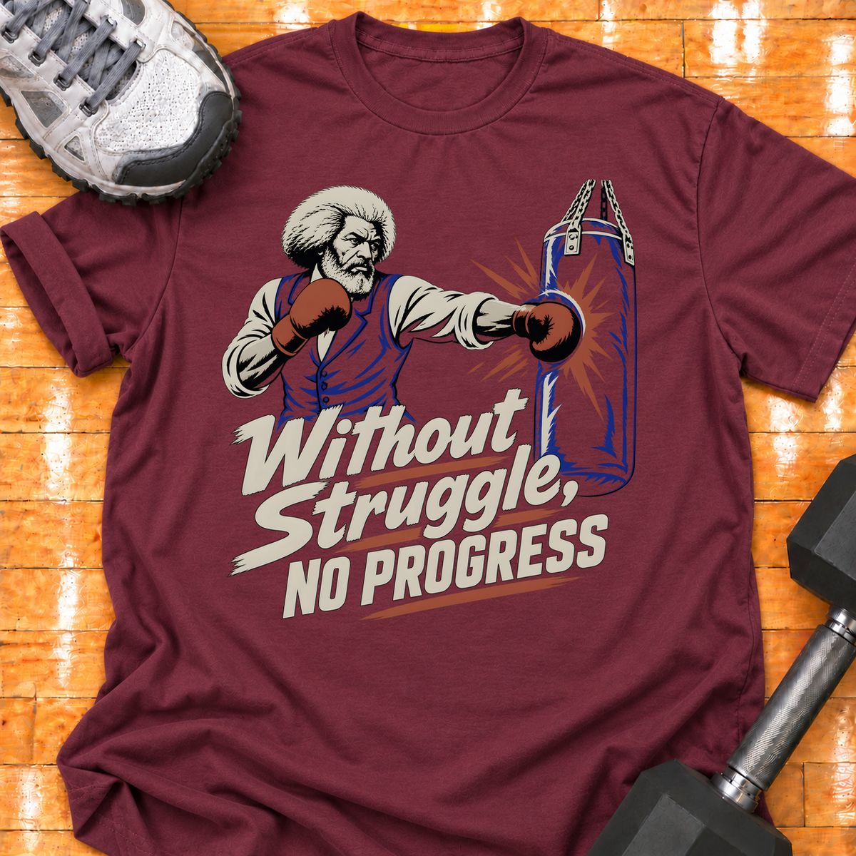 Without Struggle, No Progress - Maroon - HMTC approved v02 template mockup v05