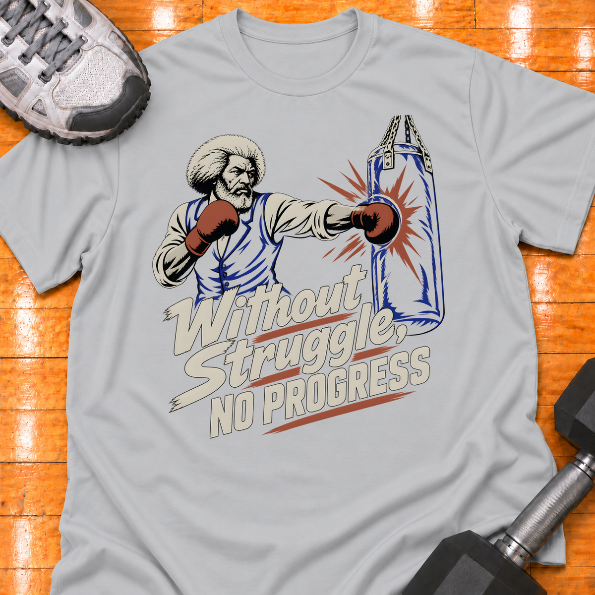 Without Struggle, No Progress - Sport Grey - HMTC approved v02 template mockup v05
