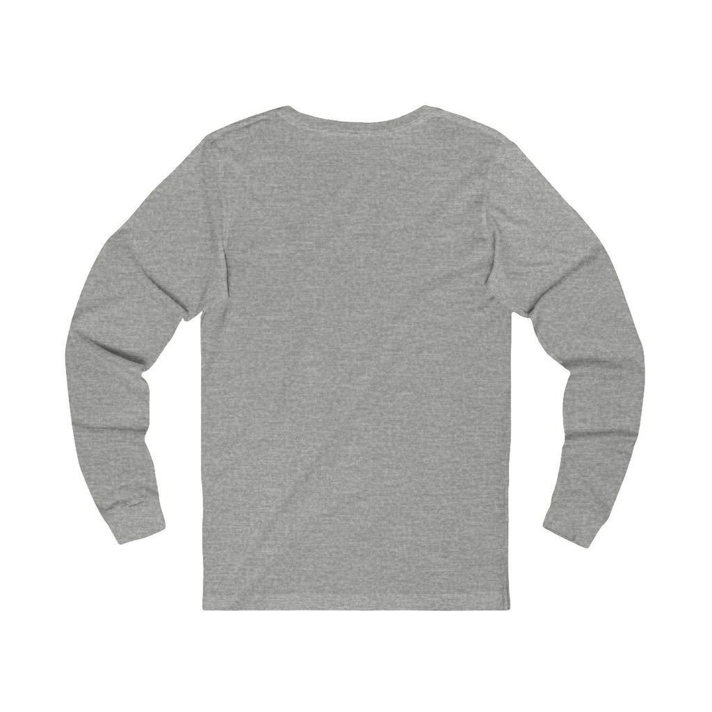 RULE #41 IT'S OK TO WARM UP FOR THE WARM UP - Longsleeve — Athletic Heather — back view (unprinted)